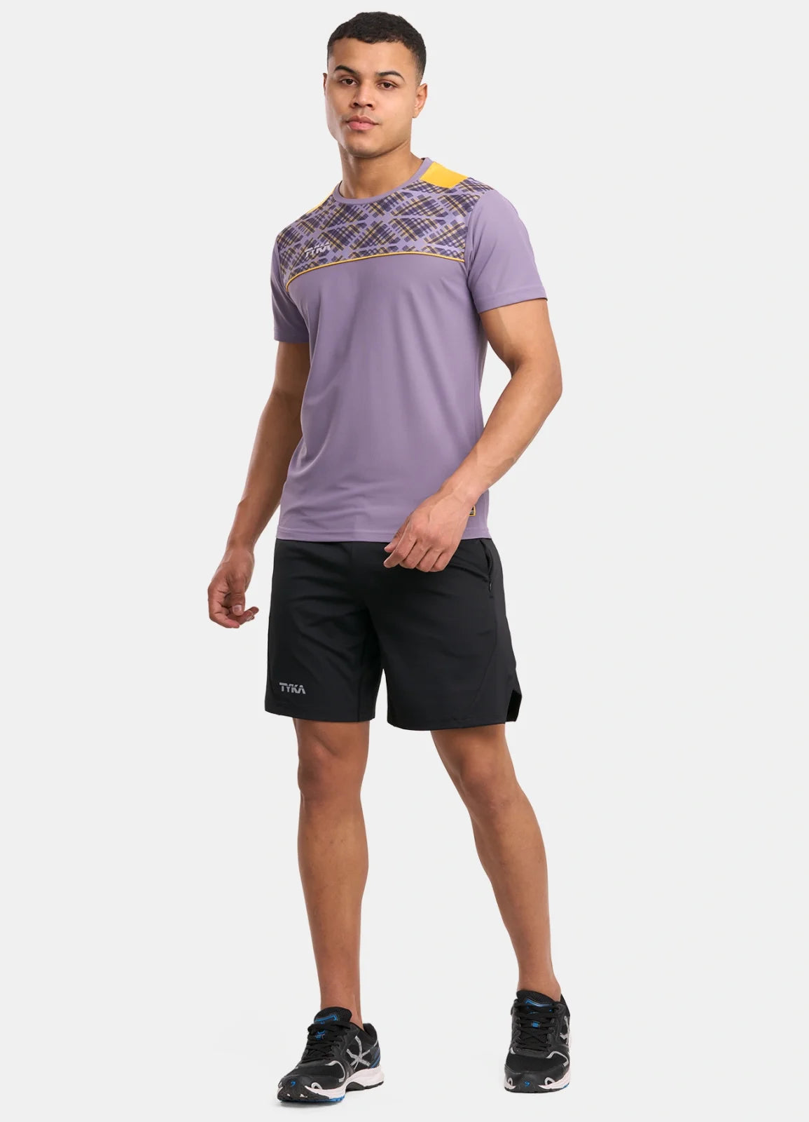 TYKA FORM Men's Performance Sports T-Shirt | Quick-Dry Sublimated Athletic Round Neck Tee