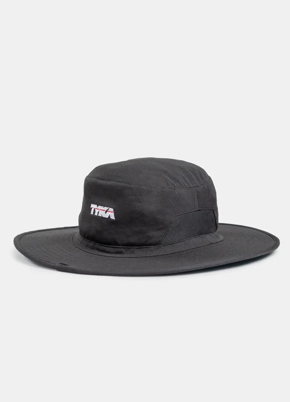 Blue Cricket Panama Hat | Wide Brim Sun Protection Bucket Hat L Black
