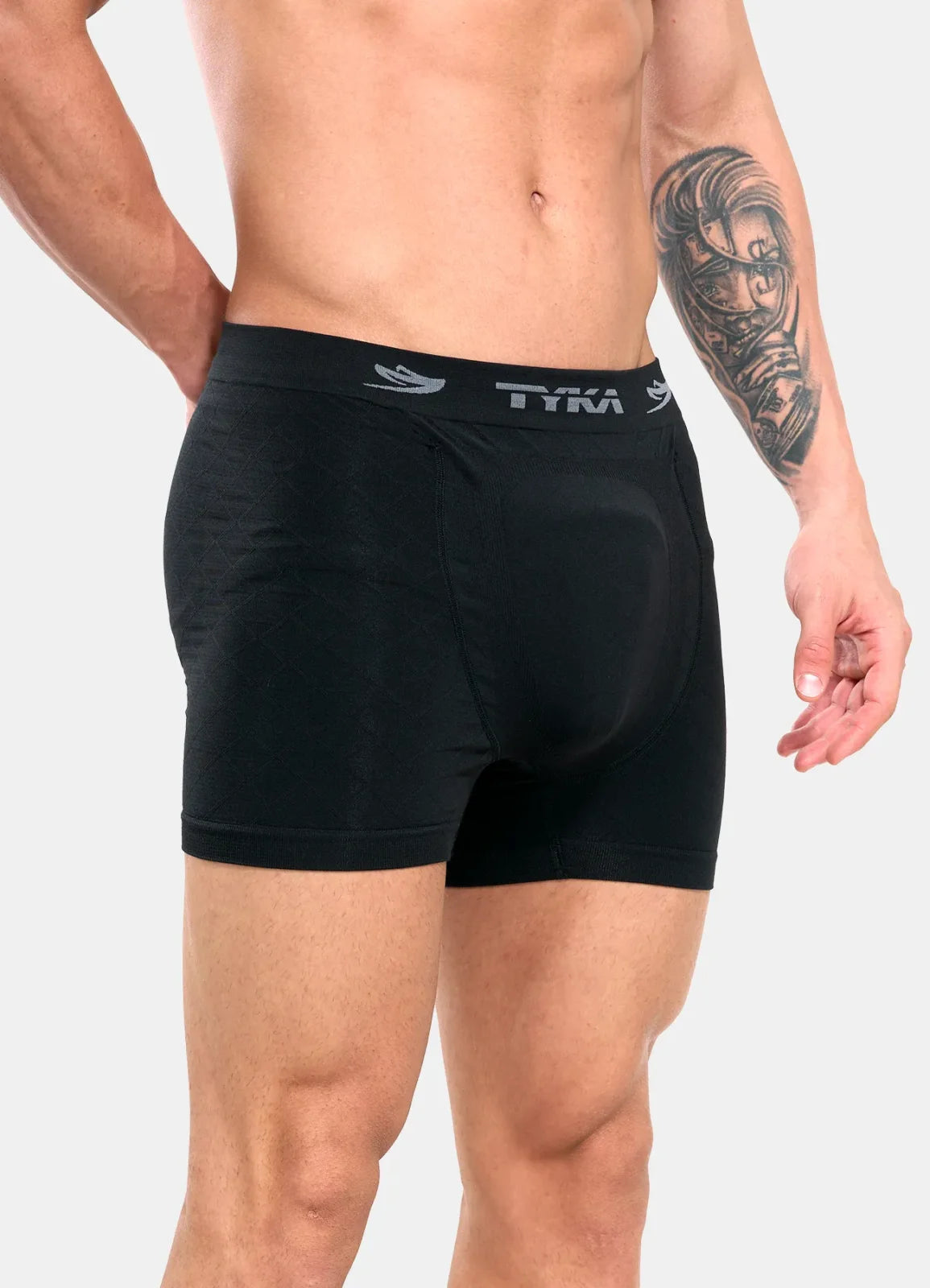 TYKA Men’s Sports Supporter Trunk – Black