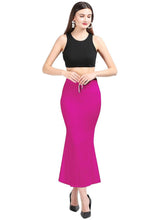 Women's Rani Pink Lycra Full Elastic Saree Shapewear Petticoat Free Size Default Title
