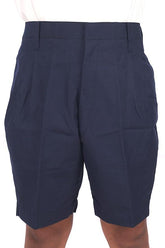 D V Boys Regular Fit School Uniform Half Trouser, KV School Uniform, Half Pant for Boys (Blue, Size - 12) Default Title