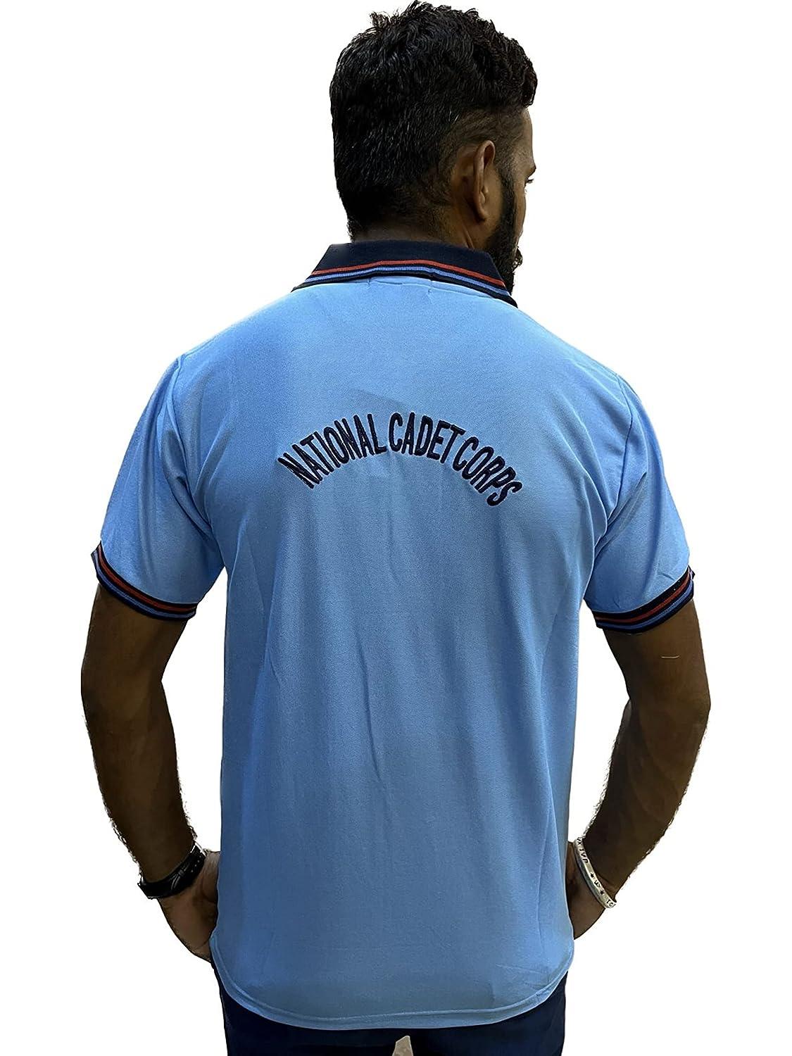 NCC Uniform T-Shirt Sky Blue for Boys & Girls