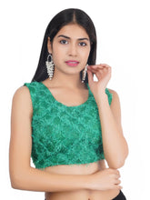 Round Neck Green 3D Bear Design Women Blouse Green