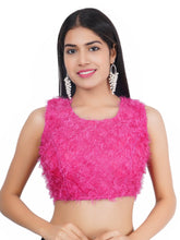 Round Neck Rani Pink 3D Bear Design Women Blouse Default Title