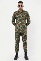 CRPF New Digital Camouflage Combat Uniform Set (US Pattern) – CAPF Approved 80/20 JCT Fabric | Made to Order