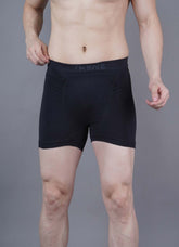 Trenz by Shiv Naresh Men's Seamless Gym Supporter Trunk Black