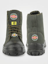 Liberty Warrior 88-46HSTG Jungle Boot for Men, Soft Toe, Olive Green & Black, Sizes-5UK-11UK 9.5 UK