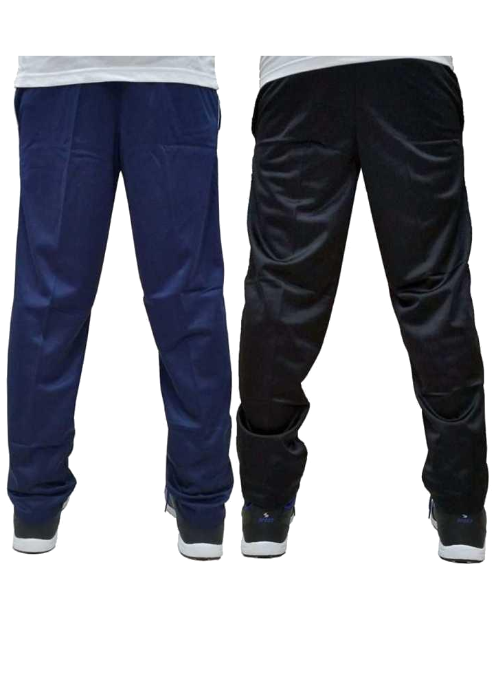 SHIV-NARESH Solid Men Blue, Black Track Pants Pack of 2