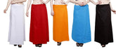 Clothing woman's Elegant Look Ethnic Wear Cotton Petticoat Multi (Pack of 5) Default Title