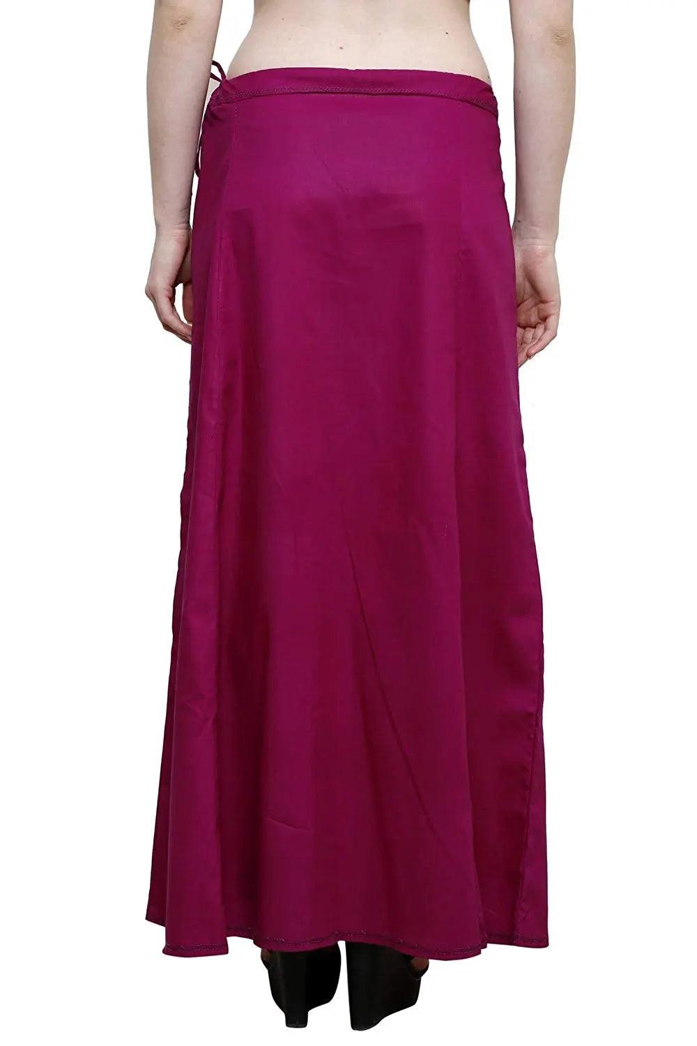 Clothing woman's Elegant Look Ethnic Wear Cotton Petticoat Multi (Pack of 5)