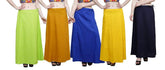 Clothing woman's Elegant Look Ethnic Wear Cotton Petticoat Multi (Pack of 5) Default Title