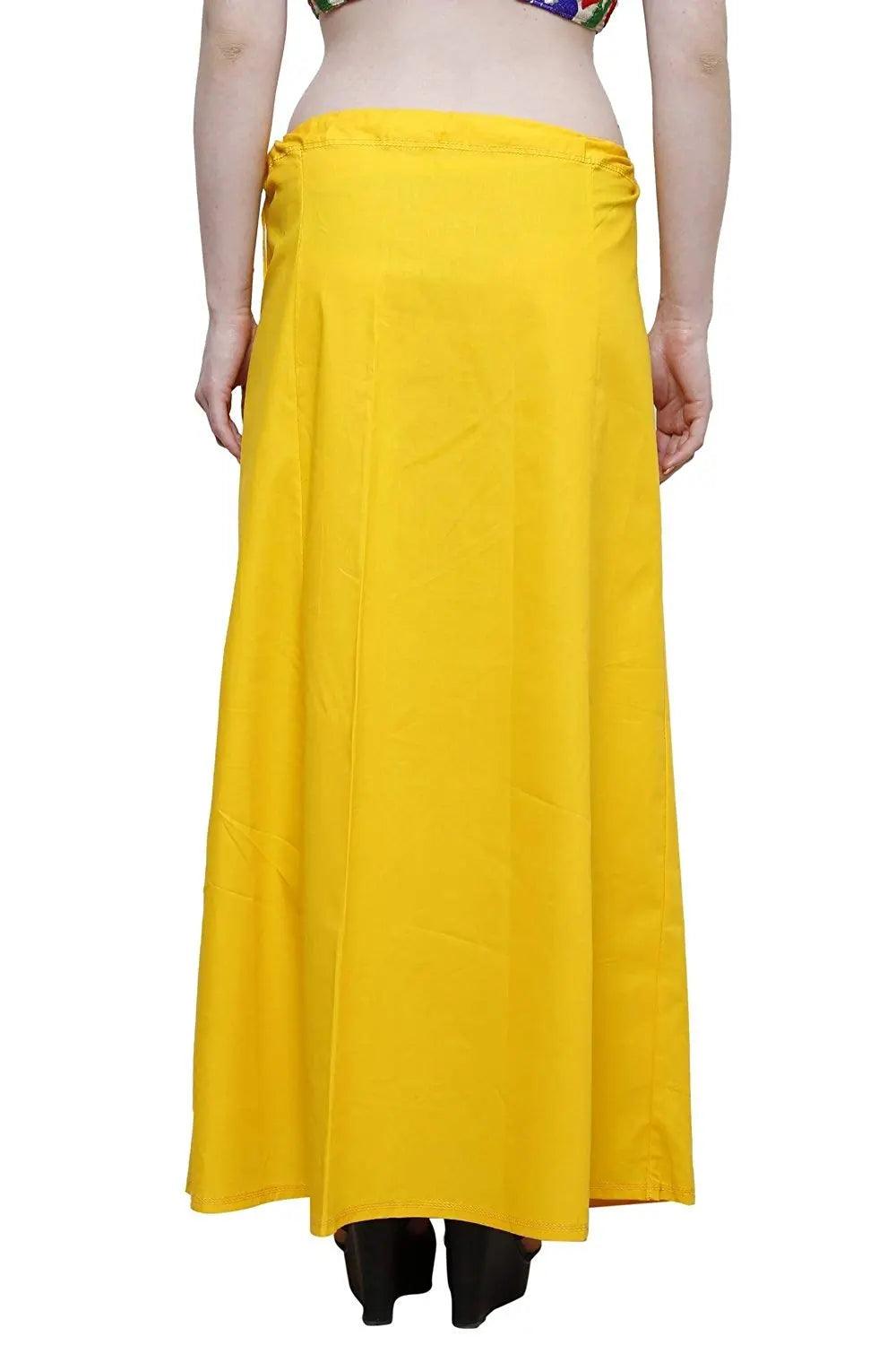 Clothing woman's Elegant Look Ethnic Wear Cotton Petticoat Multi (Pack of 5)