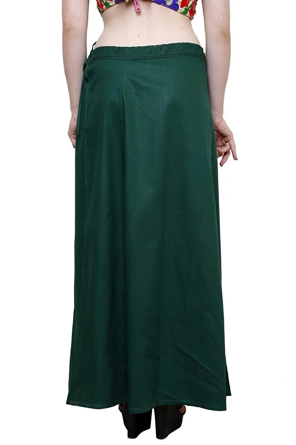 Clothing woman's Elegant Look Ethnic Wear Cotton Petticoat Multi (Pack of 5)