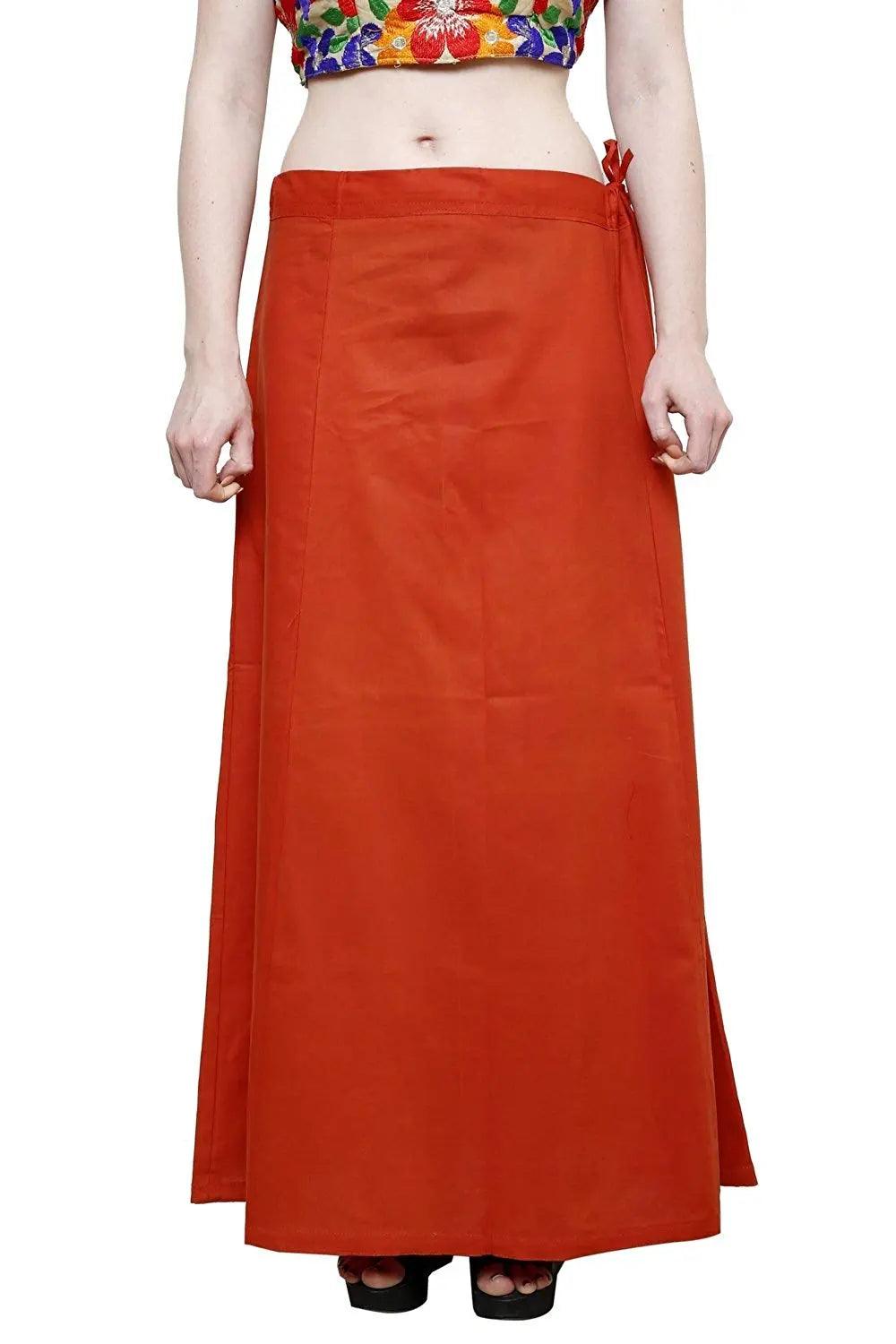 Clothing woman's Elegant Look Ethnic Wear Cotton Petticoat Multi (Pack of 5)