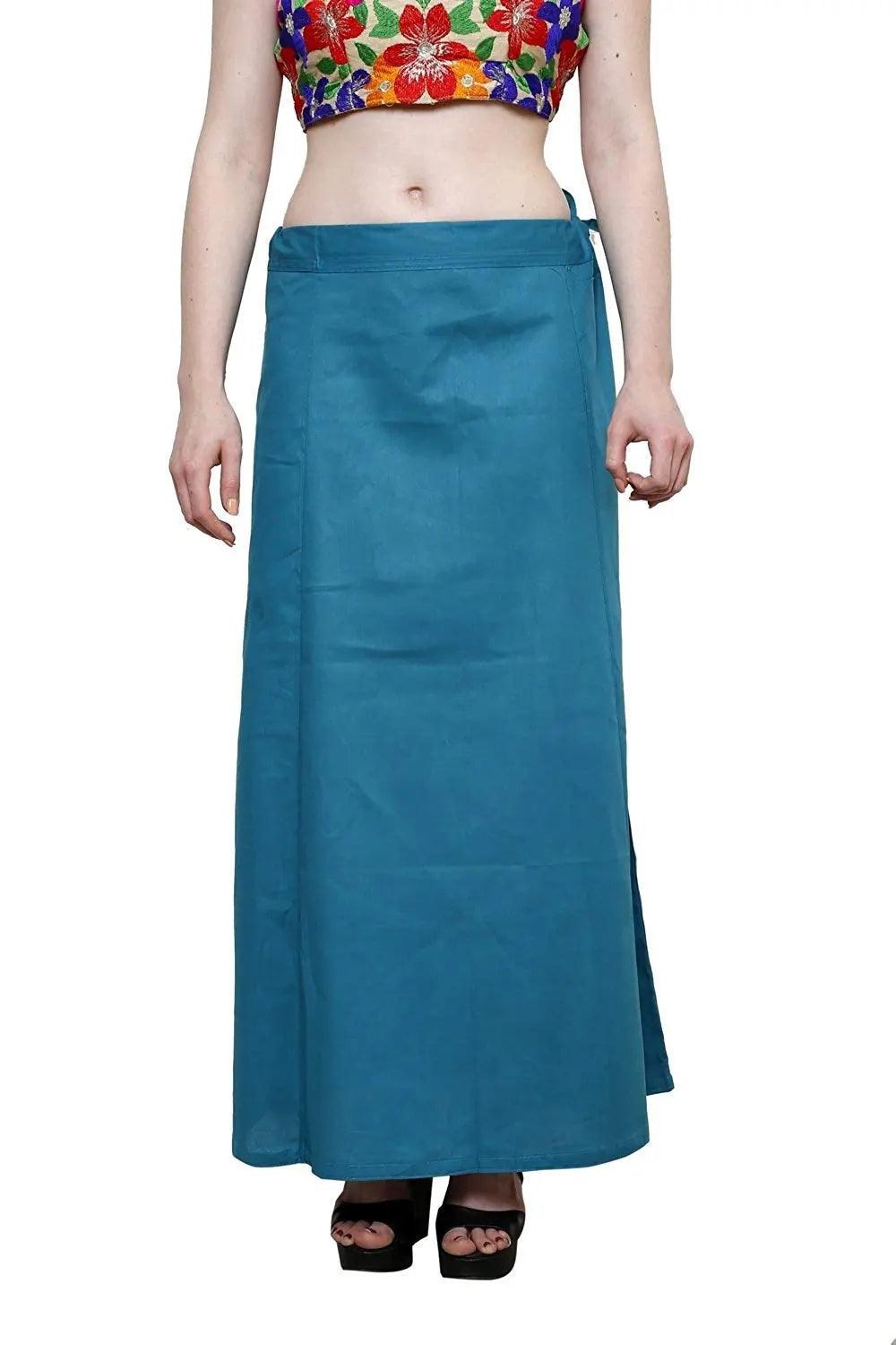 Clothing woman's Elegant Look Ethnic Wear Cotton Petticoat Multi (Pack of 5)