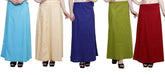 Clothing woman's Elegant Look Ethnic Wear Cotton Petticoat Multi (Pack of 5) Default Title