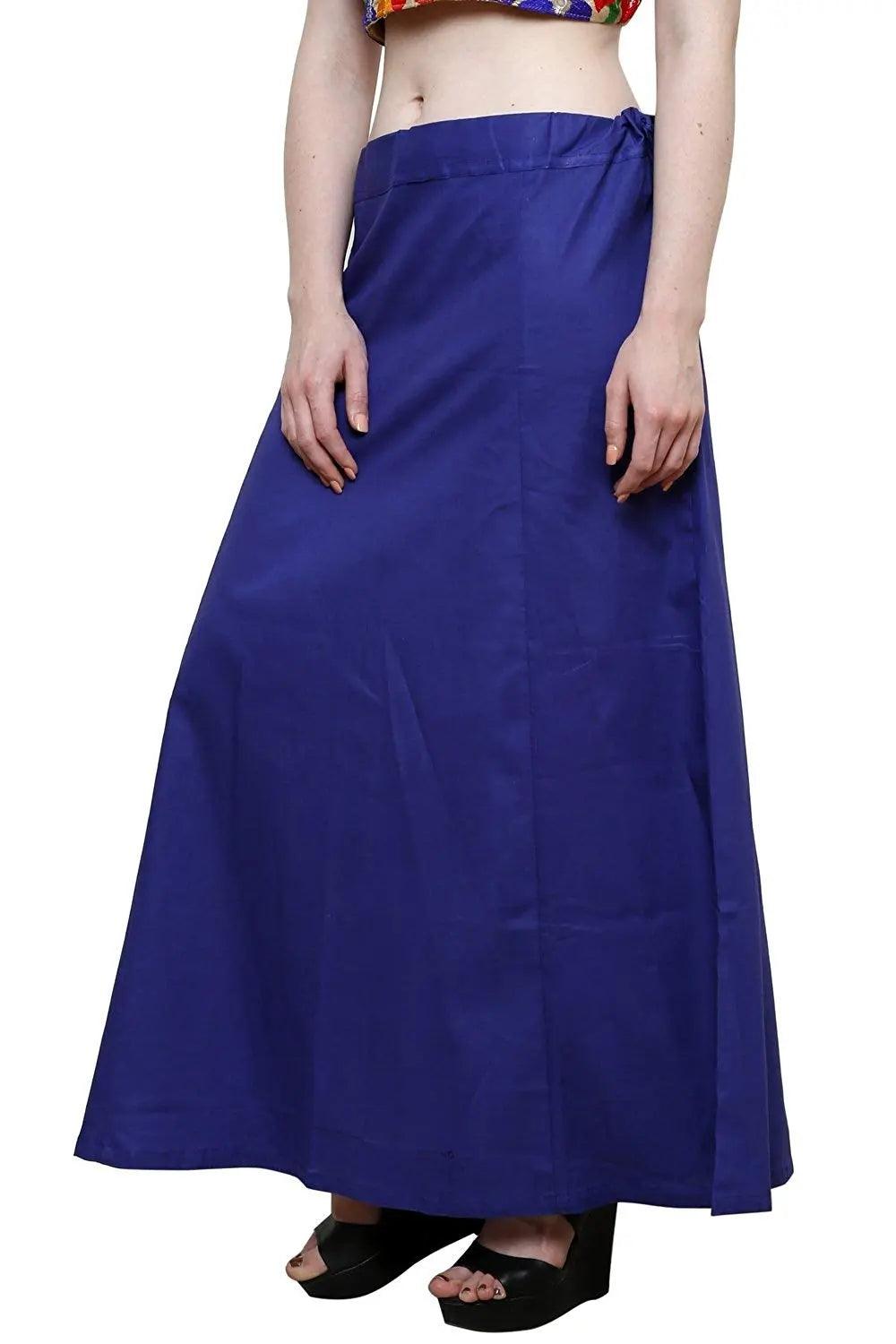 Clothing woman's Elegant Look Ethnic Wear Cotton Petticoat Multi (Pack of 5)