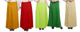 Clothing woman's Elegant Look Ethnic Wear Cotton Petticoat Multi (Pack of 5) Default Title