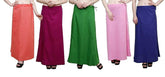Clothing woman's Elegant Look Ethnic Wear Cotton Petticoat Multi (Pack of 5) Default Title