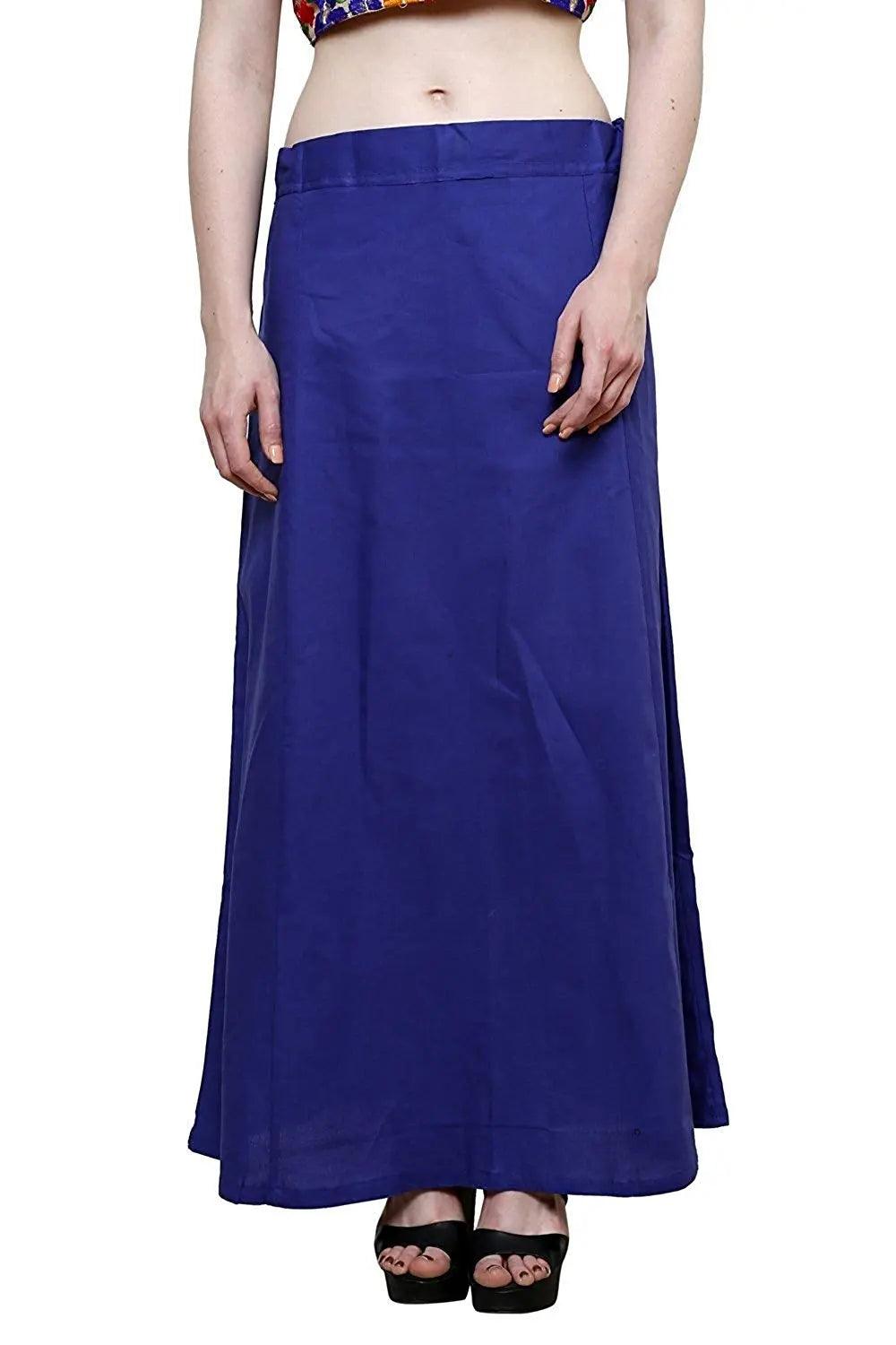 Clothing woman's Elegant Look Ethnic Wear Cotton Petticoat Multi (Pack of 5)
