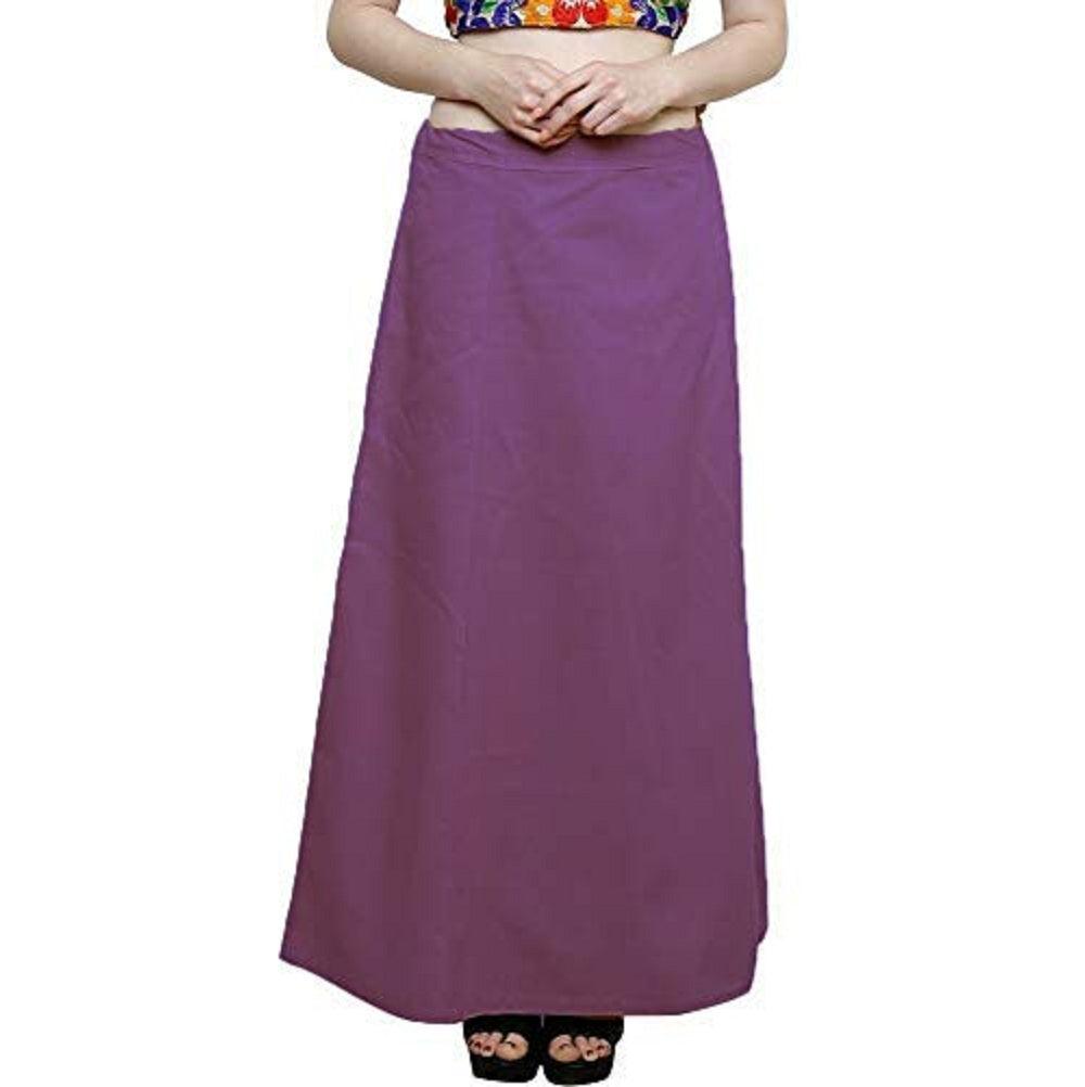 Clothing woman's Elegant Look Ethnic Wear Cotton Petticoat Pista Pack of 1 Default Title