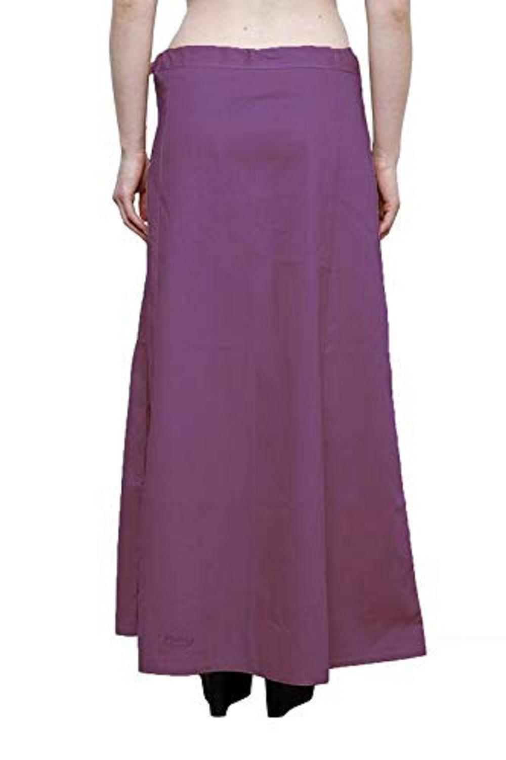 Singhania Clothing woman's Elegant Look Ethnic Wear Cotton Petticoat Dark Purple Pack of 1
