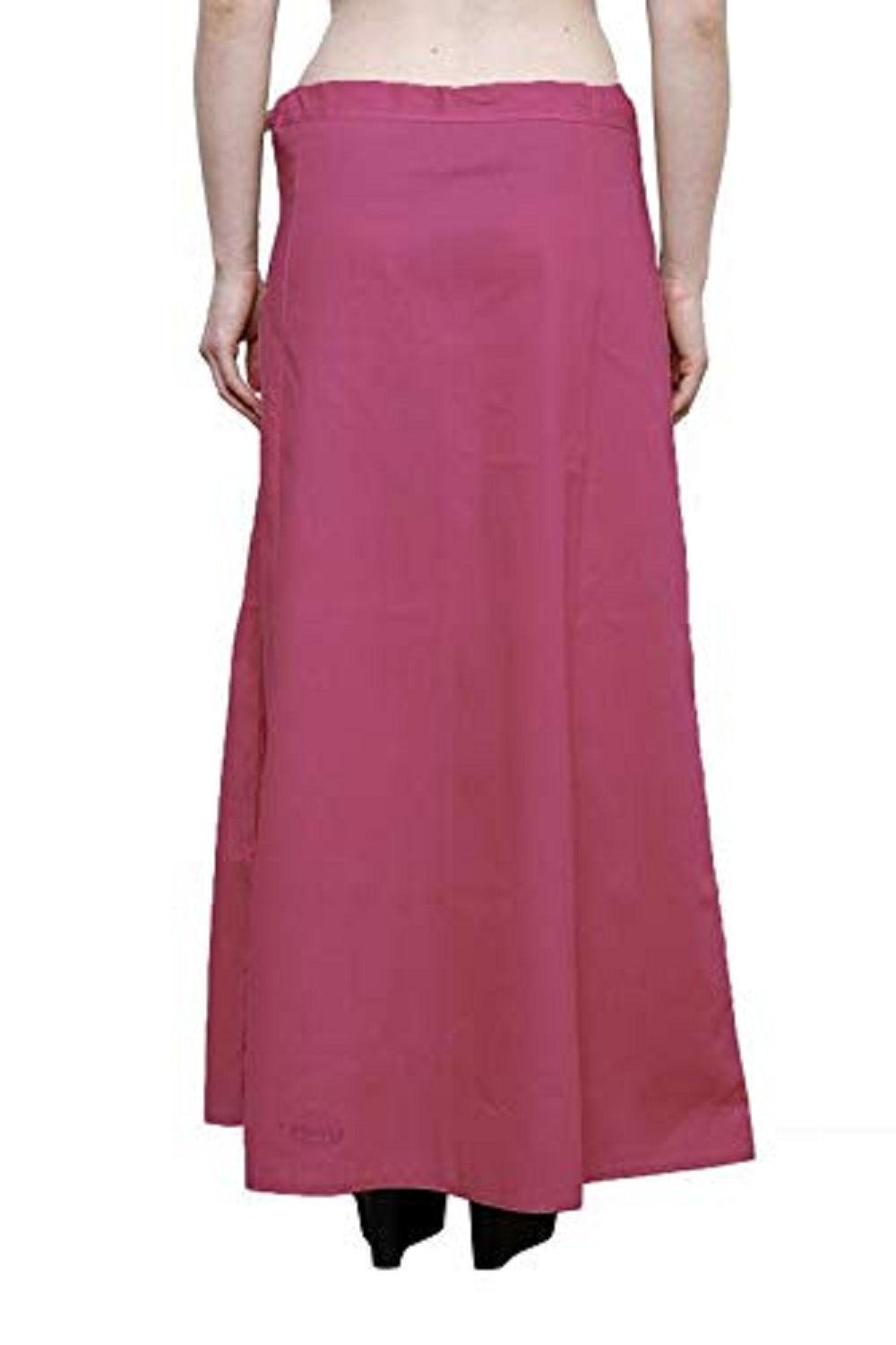 Clothing woman's Elegant Look Ethnic Wear Cotton Petticoat Falsa Pack of 1
