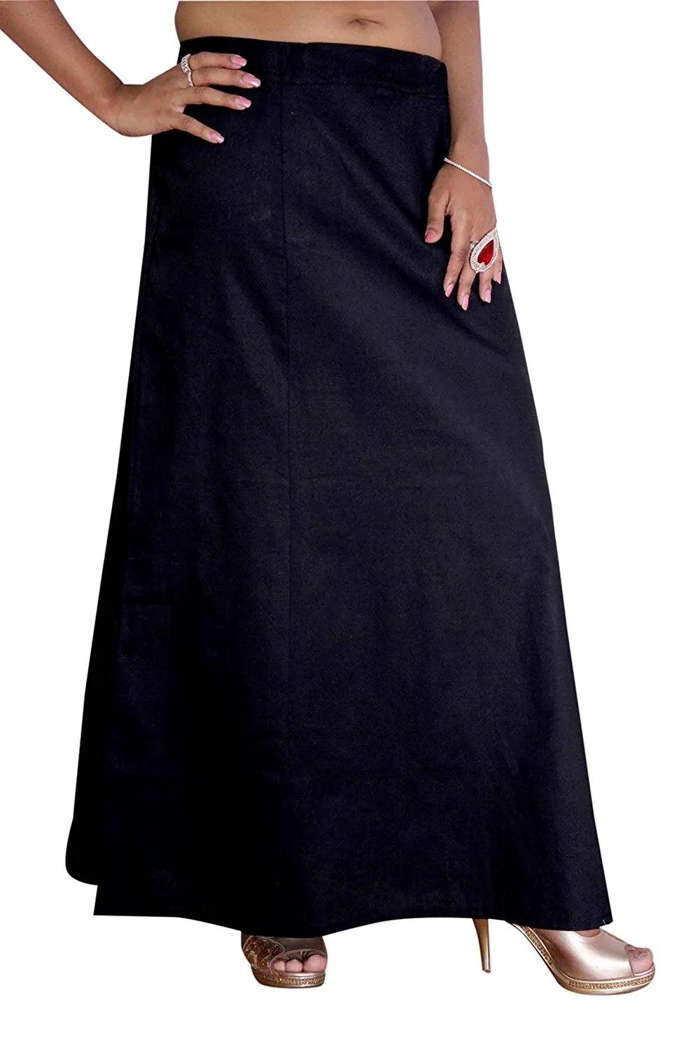 Clothing woman's Elegant Look Ethnic Wear Cotton Petticoat Multi (Pack of 5)