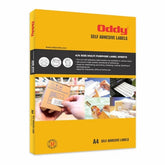 Oddy ST-1A4100 A4 Size Paper Labels for Laser, Inkjet & Copiers-1 Label/Sheet (100 Sheets) Pack Of 5