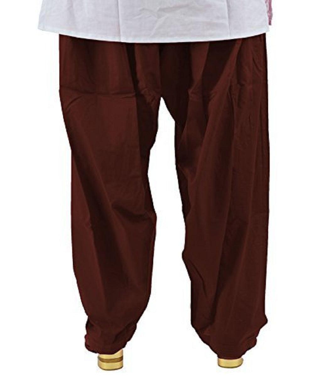 Cotton Solid Patiala Coffee Salwar
