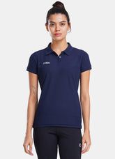 Tyka Women Basic polo - T-Shirt Navy