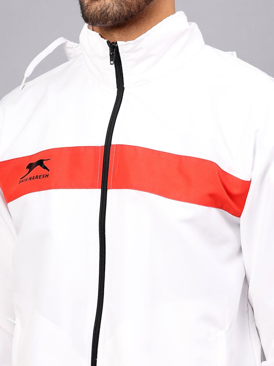Shiv Naresh Tracksuit |White Red Black 449B