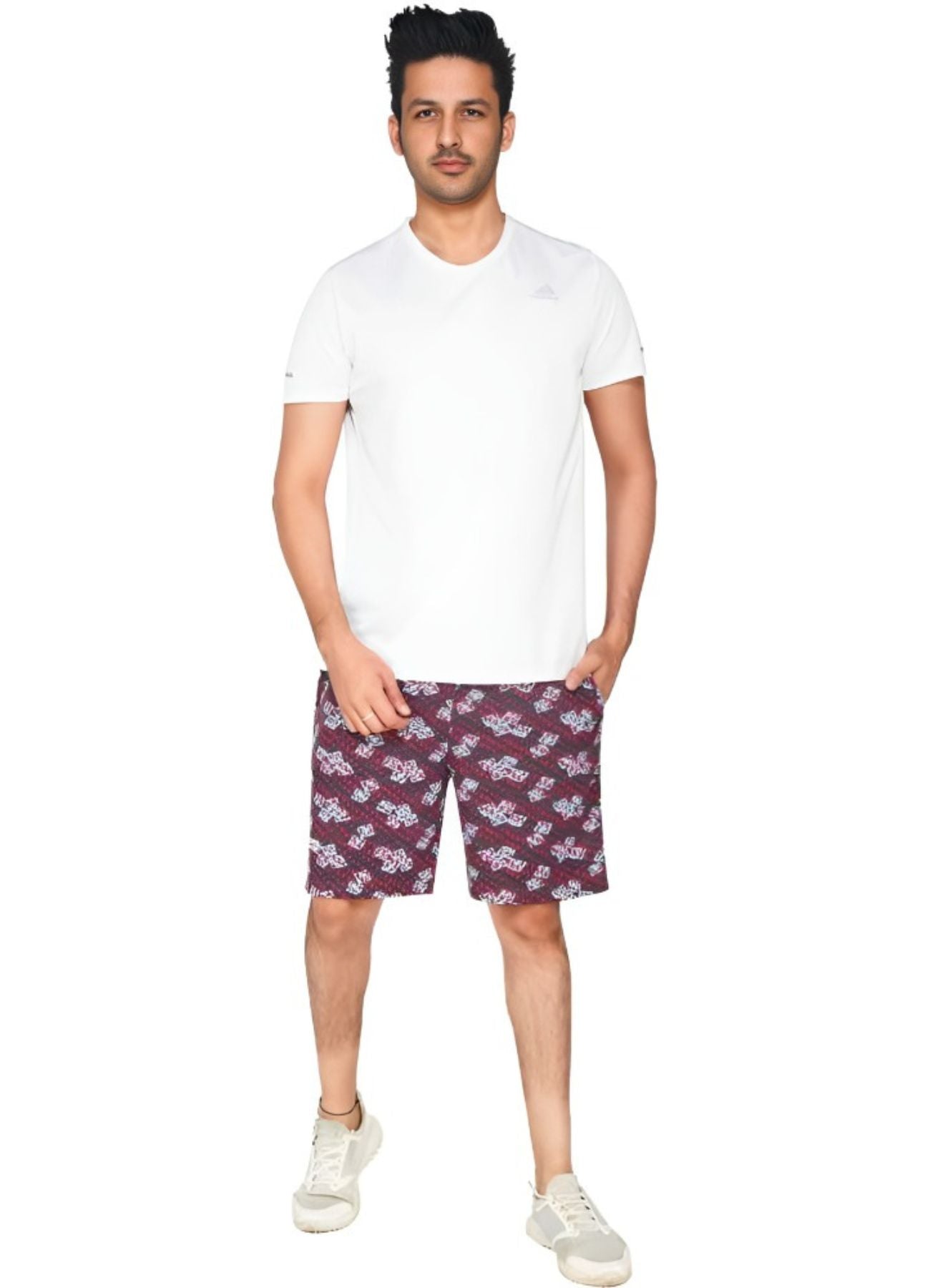 Printed Men Multi Basic Shorts