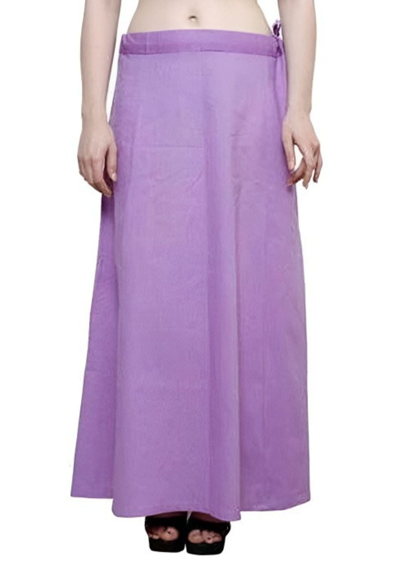 Clothing woman's Elegant Look Ethnic Wear Cotton Petticoat Purple Pack of 1