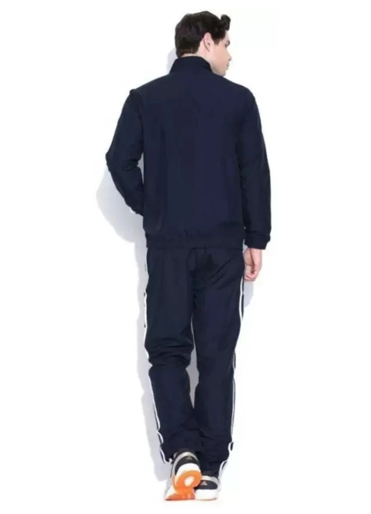 Shiv-Naresh Solid Men Black Track Suit 478t z