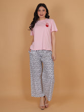 Women's White and Black Printed Cotton Palazzo Pants with Pockets – Fits Size L(S to L) and Fits Size XXL (XL to 3XL)