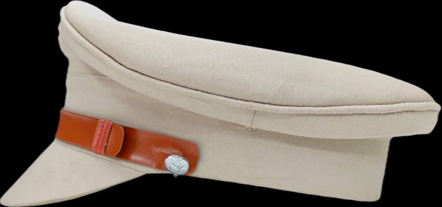 Premium Khaki Inspector Uniform Cap (Unisex) (Light Khaki)