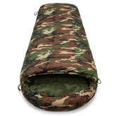 Premium Camouflage Sleeping Bag with Warm Inner Lining | Portable Outdoor Gear for Camping, Hiking & Hunting | Includes Stuff Sack