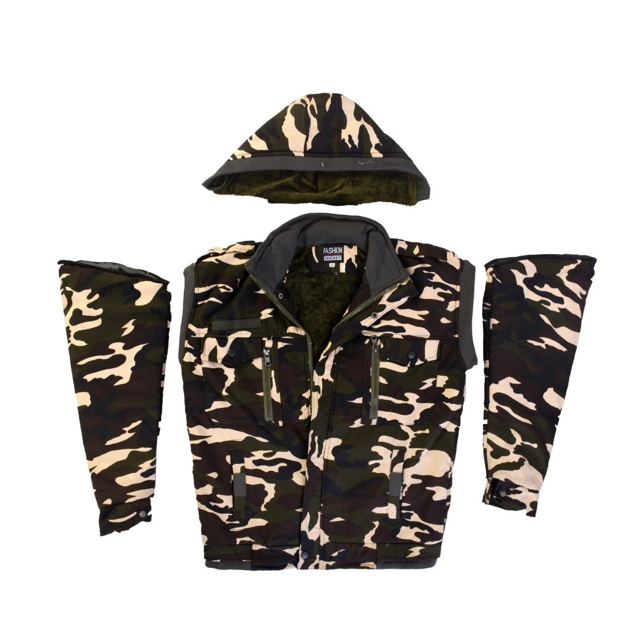 Camouflage Winter Jacket SSB Print