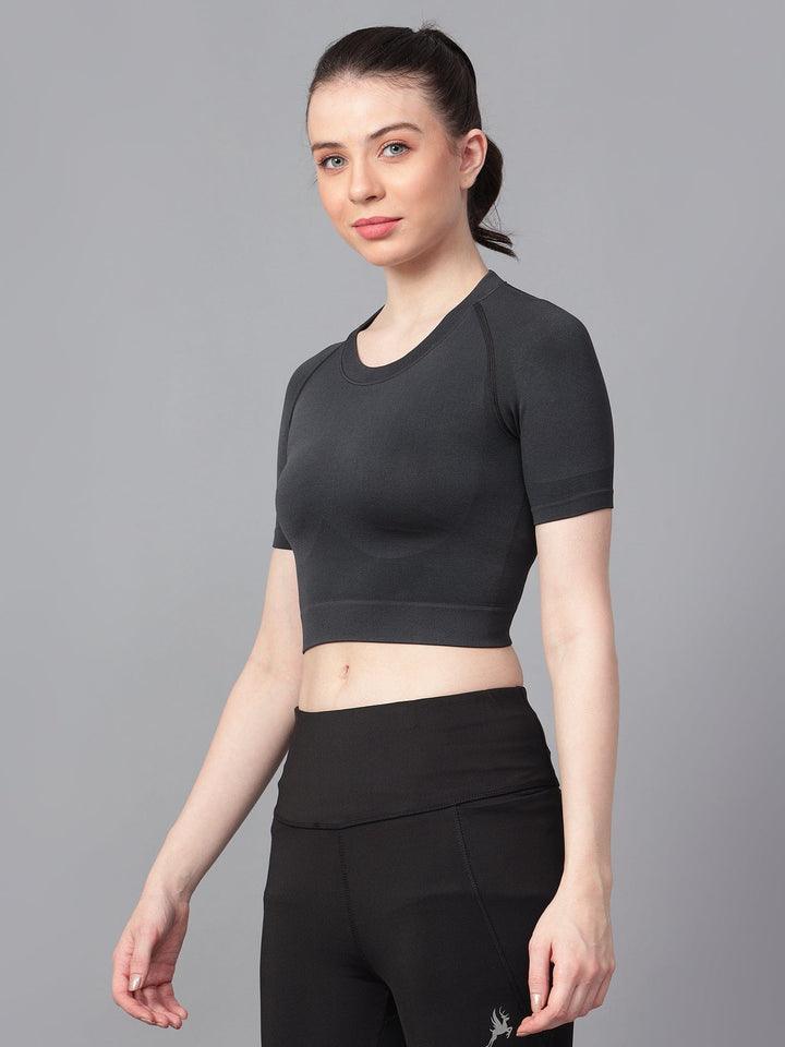 Seamless High Impact Crop Top L
