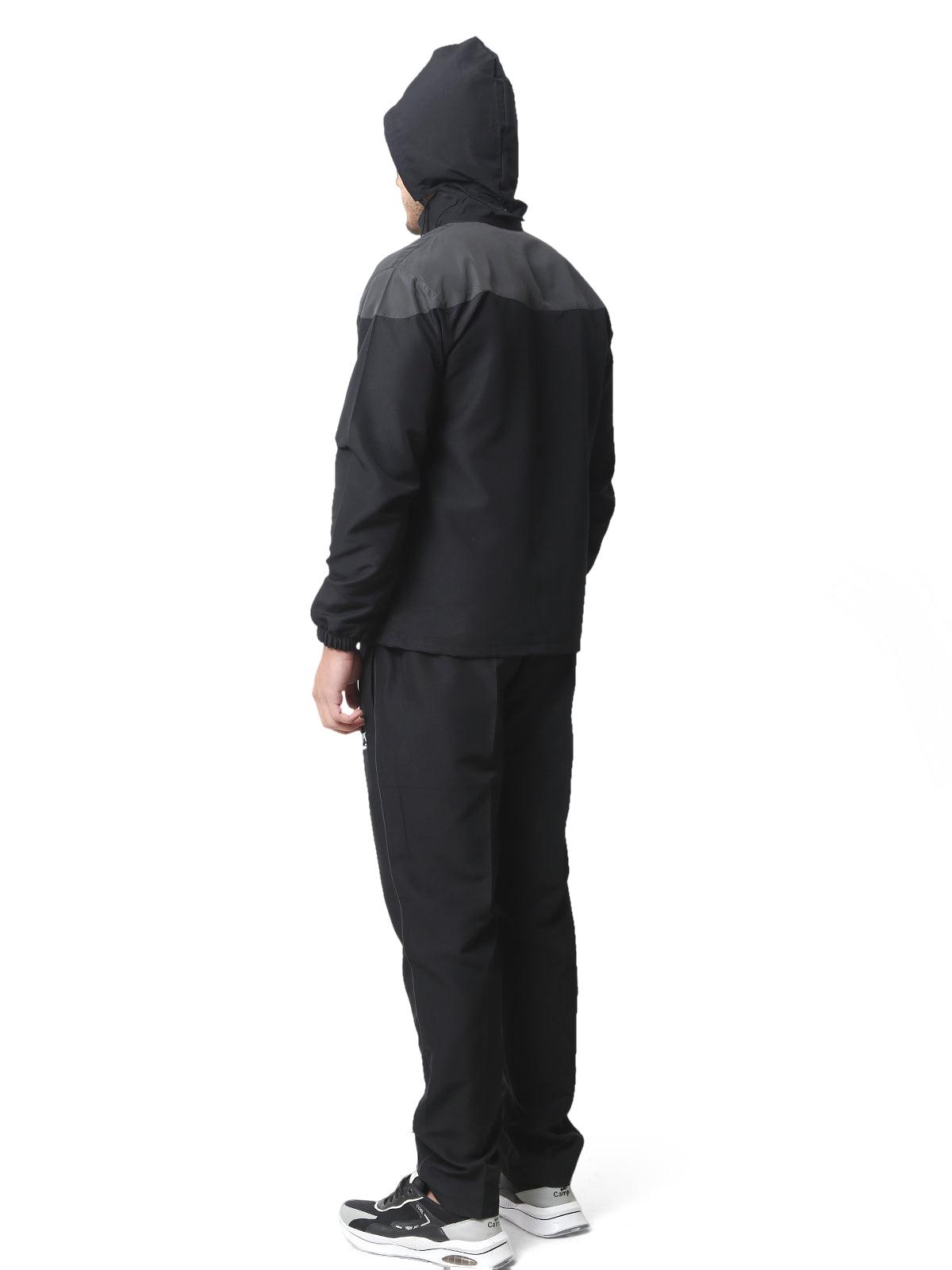 Shiv Naresh KHELO INDIA TRACKSUIT|Sublimated| T.Z WITH INER MESH Black