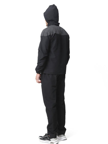 Shiv Naresh KHELO INDIA TRACKSUIT|Sublimated| T.Z WITH INER MESH Black