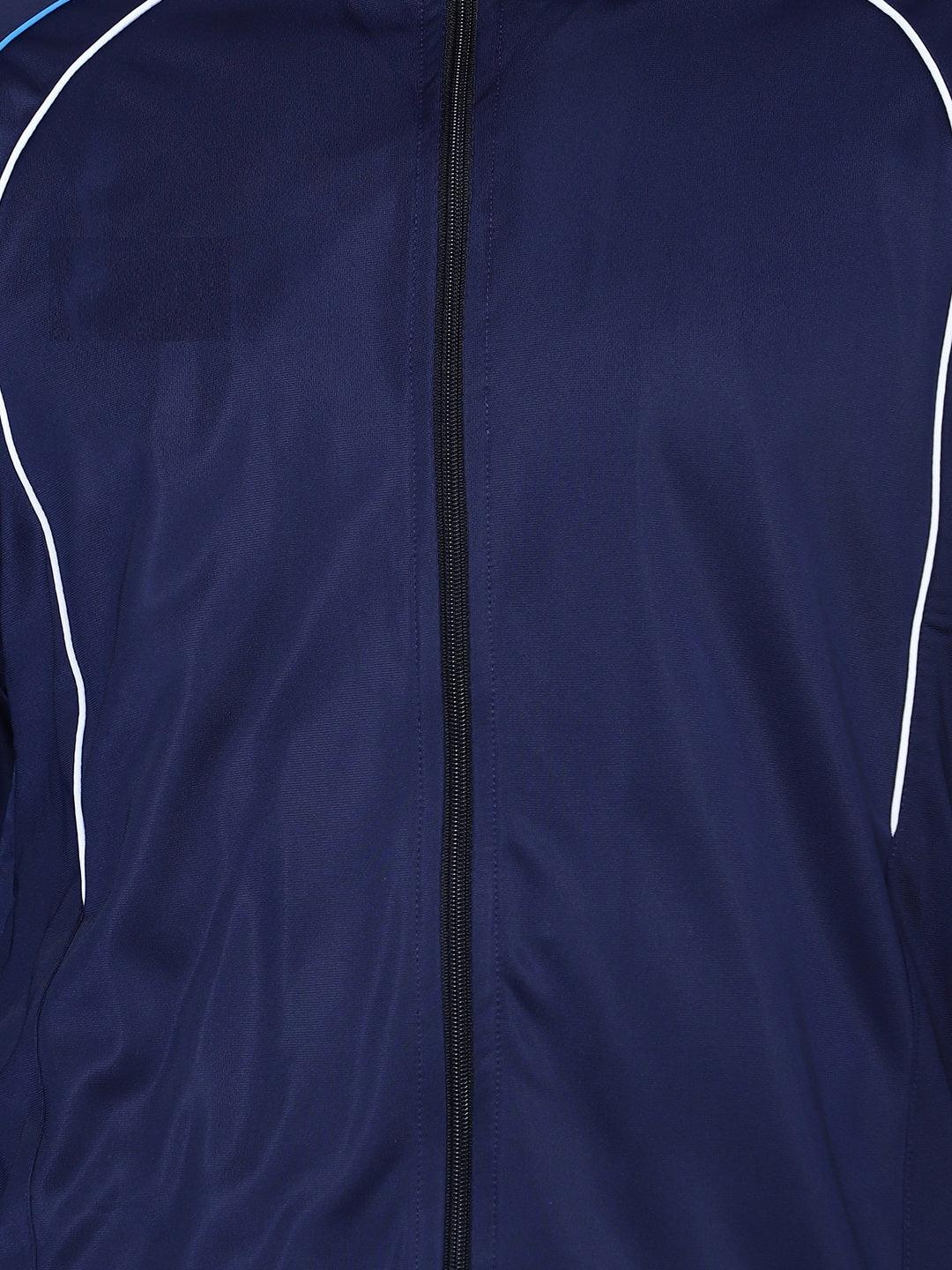 Shiv Naresh Men 445A NAVY/CYAN/WHITE T.P Racer-suit 2.0 Tracksuit