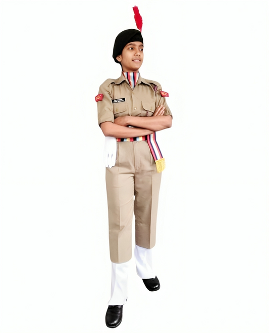 NCC Uniform (Shirt, Pant & Complete Ceremonial Accessories) Set