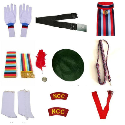NCC Uniform (Shirt, Pant & Complete Ceremonial Accessories) Set
