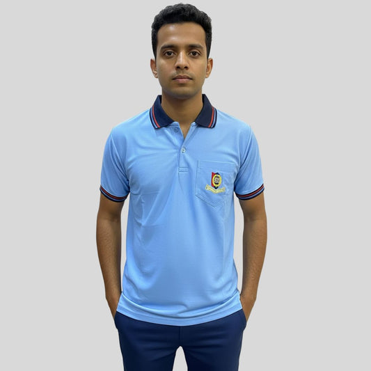 NCC Uniform T-Shirt Sky Blue for Boys