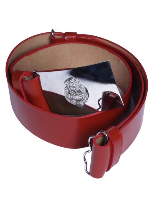 Police Inspector Leather Belt Free Size