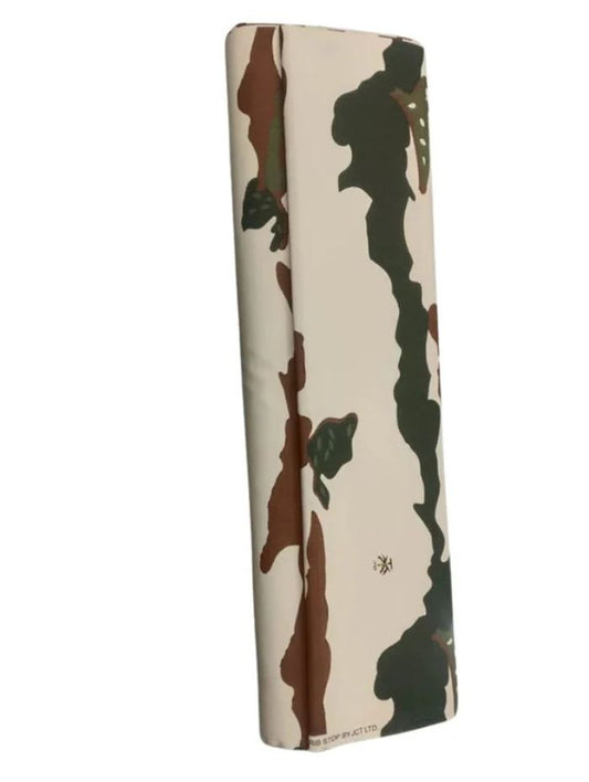 ITBP Original Camouflage Fabric | Premium Military Pattern Cloth | Durable Uniform & Utility Fabric 3 meter