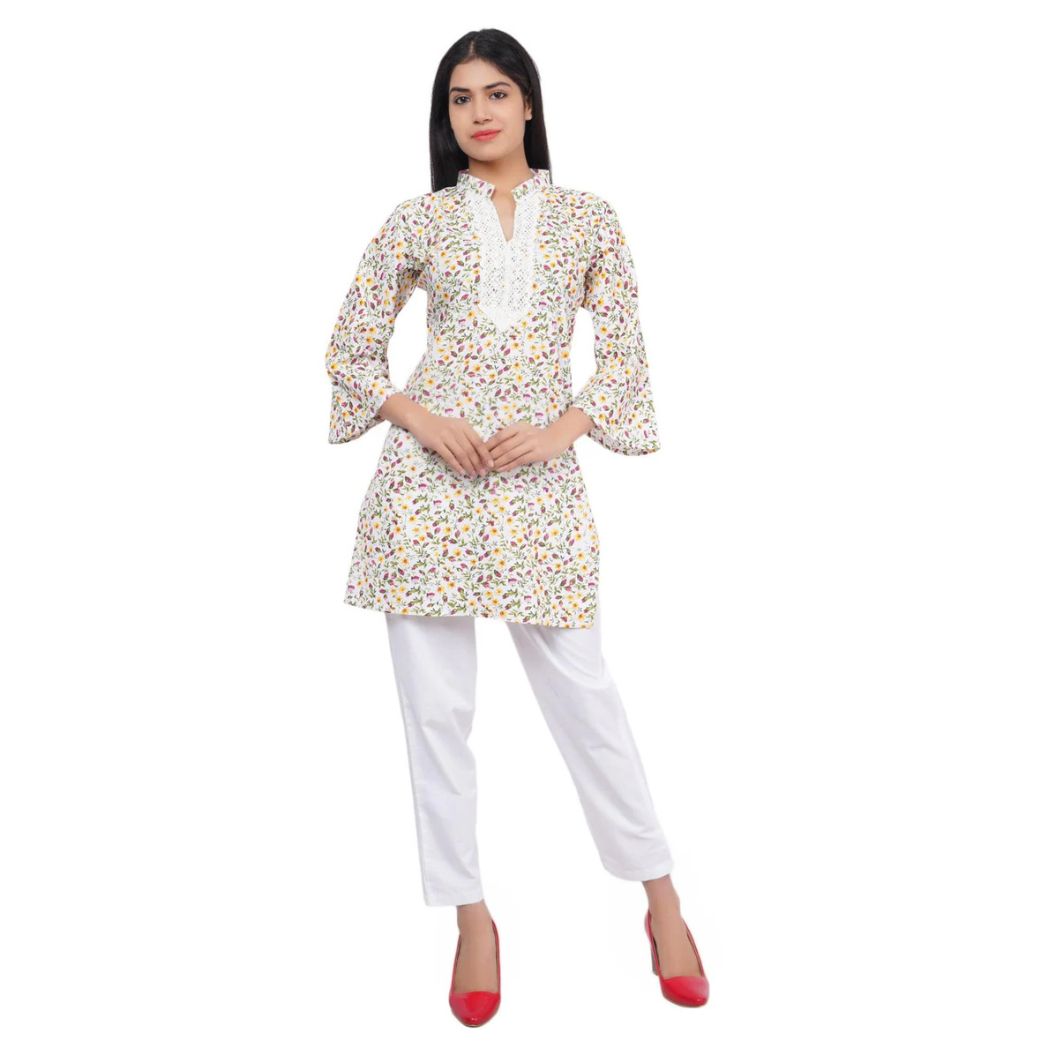 Women Multi Floral Printed Straight Kurta
