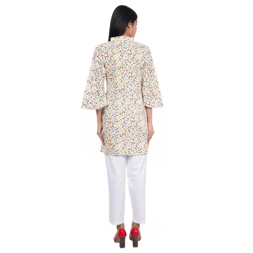 Women Multi Floral Printed Straight Kurta
